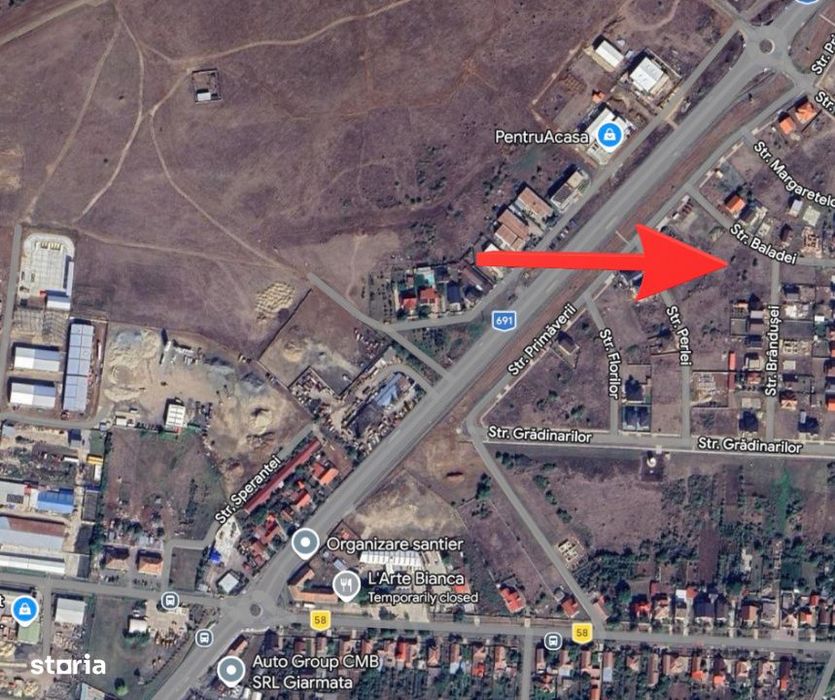 Teren Casa sau Duplex cu Utilitati - GIARMATA Mare