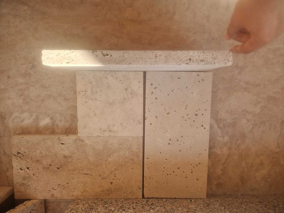 Травертин 3 см - 24 Евро кв.м с ДДС. 40х20 и 20/20 за външна настилка