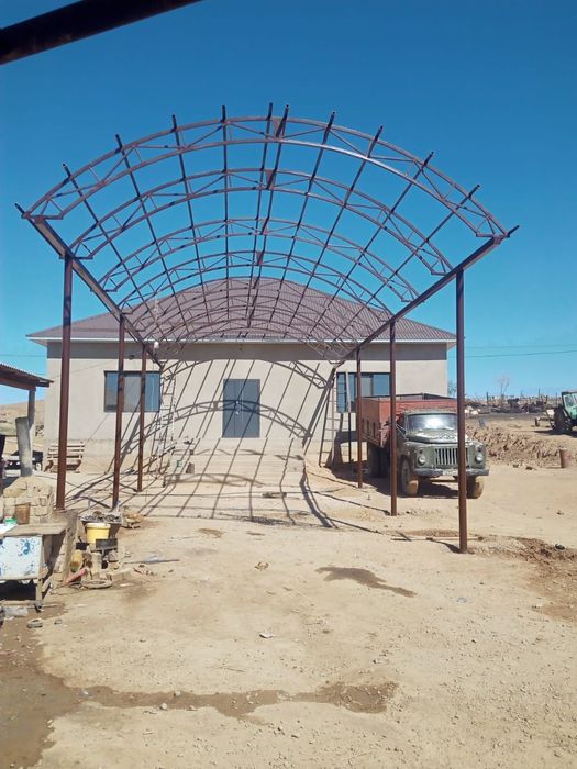 Арка навес, сварочные работы. Перилы,  решотки.