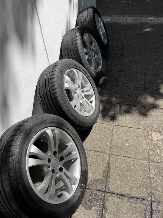 Джанти 16 5х112 +гуми Dunlop sp spotr