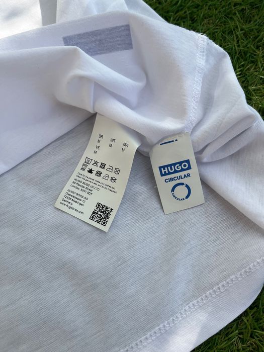 Мъжка блузка с къс ръкав : HUGO Naolo Regular Fit Blue M
