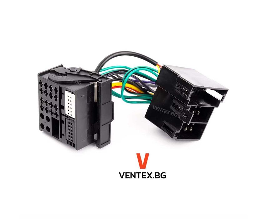 Преходна букса от ISO към Quadlock за Volkswagen, Audi, Skoda, Seat