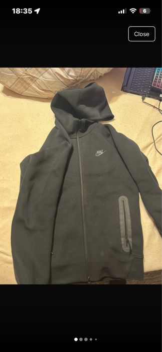 Nike tech fleece negru marime s fit m