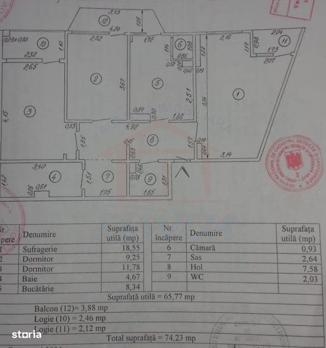 400 EURO chirie, apartament 3 camere Siderurgistilor