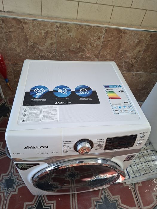 Стиральная машына Avalon Inverter 8 кг состояние отличное