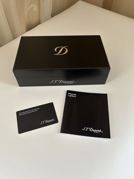 Запалка S.T. Dupont Ligne 2 Fuente – пълен комплект, отлично състояние