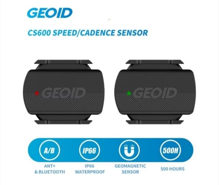 Senzor viteza și cadenta 2 in 1 Geoid ciclism bicicleta cursiera mtb pedalier Strava Ipx66 Bluetooth