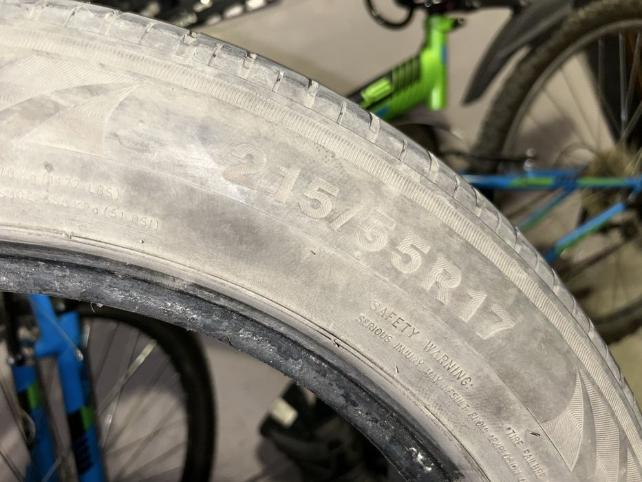 Летняя резина 215/55 R17
