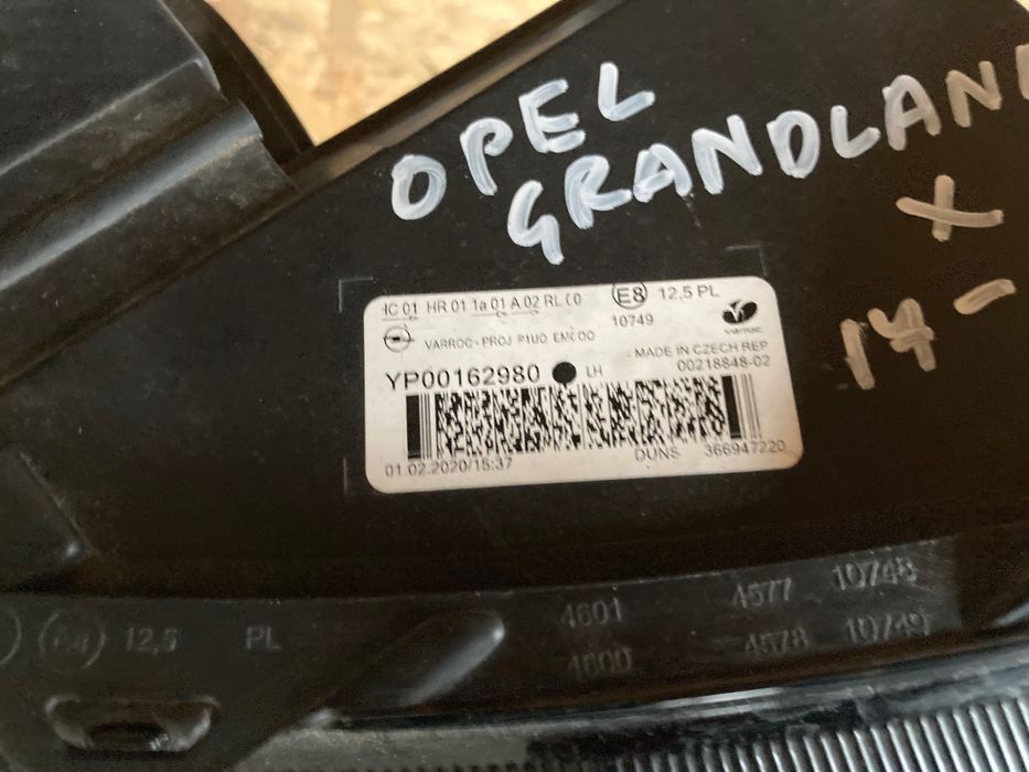 Ляв фар за Opel Опел Grandland X. Грандланд. Full Led. 17-