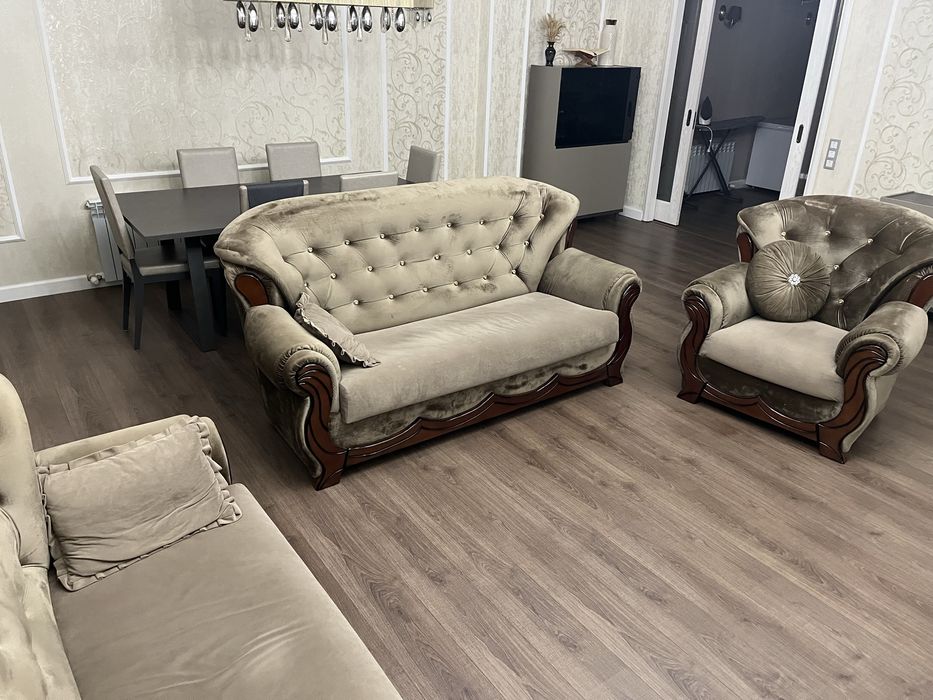 Мягкий уголок 3+2+1