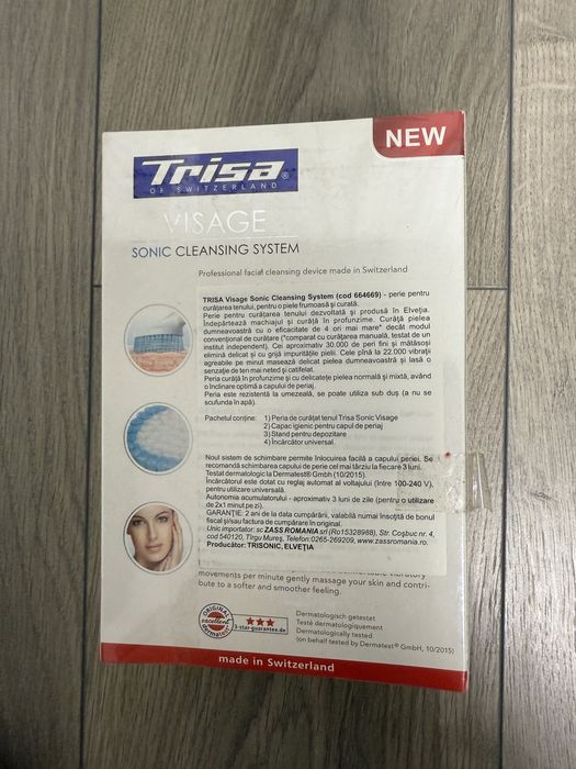 Pachet curatare faciala Trisa Sonic Visage Albastru