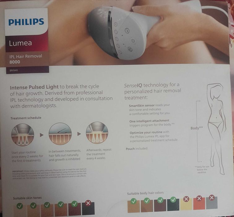 PHILIPS Lumea Ipl 8000