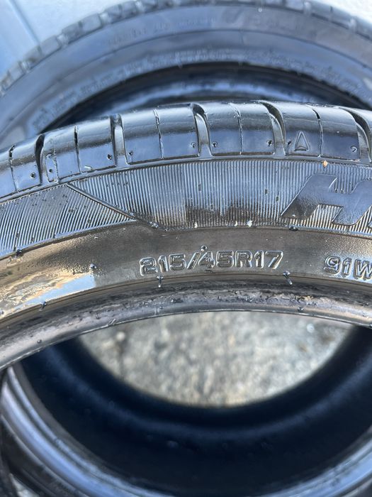 Шины летние  215/45/17