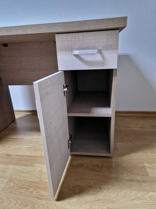 Birou cu sertar și dulap, stare foarte bună - 2 bucăți disponibile