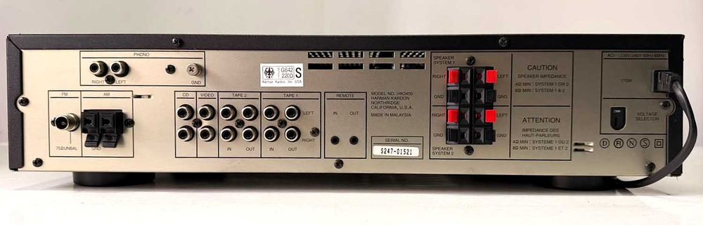 Receiver / Amplituner Stereo Harman Kardon HK3450 – Sunet American Premium