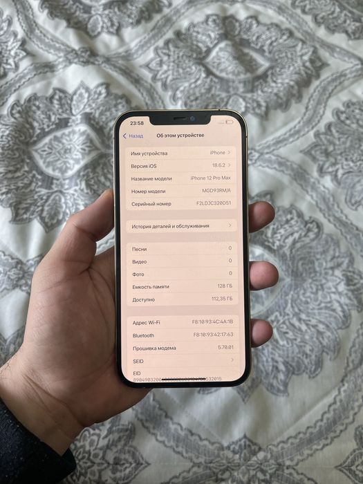Айфон 12про макс 128gb