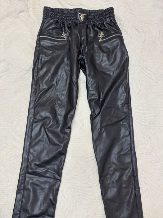 Кожанные штаны брюки 48-50