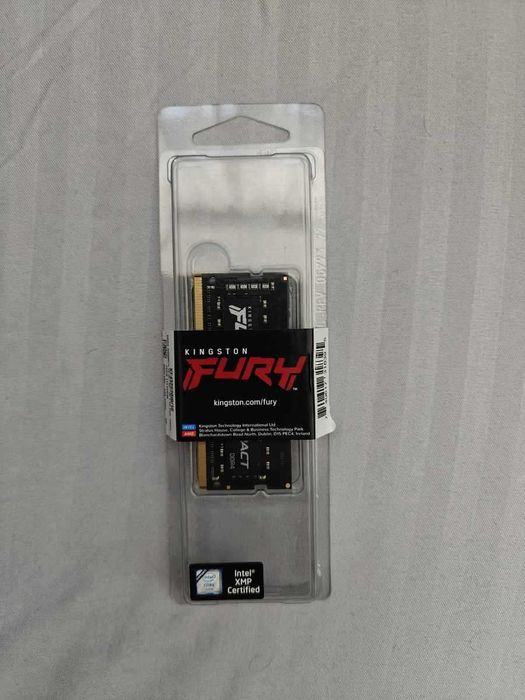 Memorie laptop sigilata 16GB DDR4 3200MHz Kingston Fury Impact KF432S20IB/16 noua