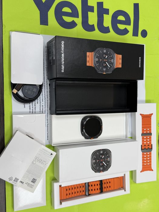 47mm Samsung Galaxy watch Ultra Yettel Гаранция до 2026 г. Titanium Orange