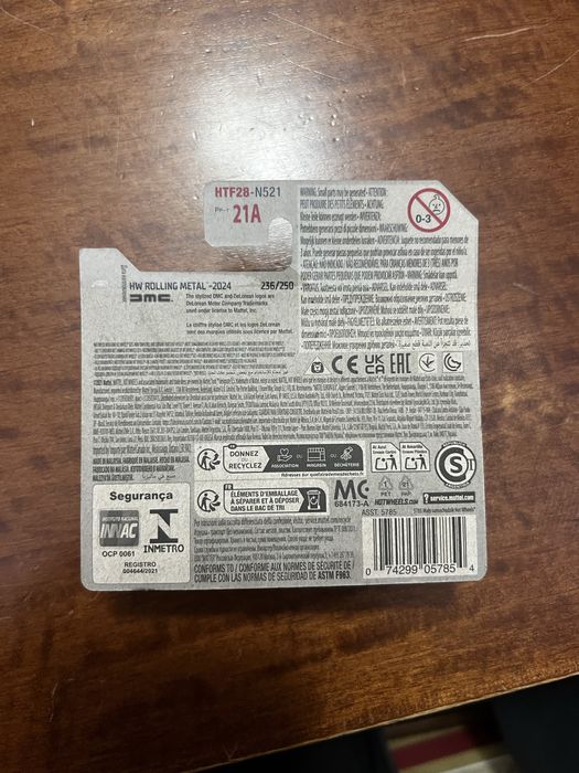 Hot Wheels treasure find DELOREAN