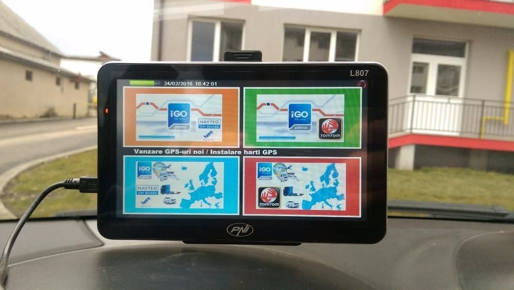 GPS 7"Navigatie Auto GPS TIR,GPS CAMION GPS IGO Primo Full EUROPA 2025