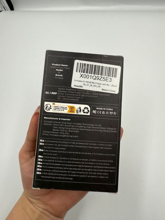 Innioasis G1 Mp3 Player cu Bluetooth