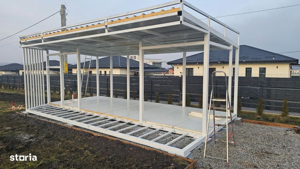 tinyhouse, container, office, modul, birou, 24 mp + terasă 11 mp