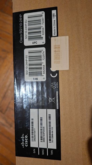 Switch CISCO SG110-24HP-EU Gigabit, PoE, Unmanaged
