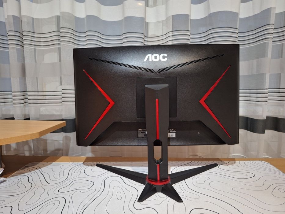 Монитор Gaming AOC 23.6'', VA, Full HD, Извит, 165Hz, 1ms,