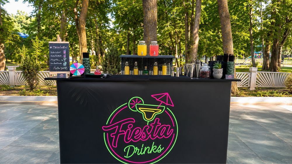 Bar Mobil FIESTA DRINKS-Cocktailurile noastre,amintirile voastre!+ARTIFICII-pirotehnist profesional