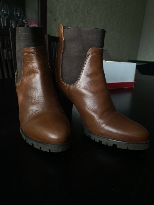 Ботинки 38 рр кожа демисезон