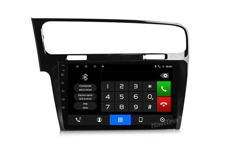 Volkswagen Golf 7 Навигация Двоен дин Мултимедия за VW Android Голф 7