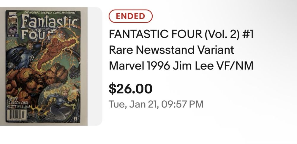 Fantastic Four (Vol. 2) #1 Rare