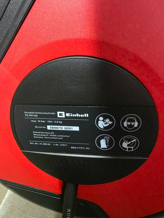 Furtun compresor Einhell TC-PH 150 15 m, 16 bar, 1/4 mama-1/4 tata