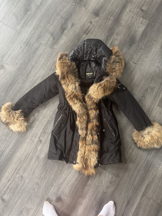 Geaca parka blana naturala Noua masura S