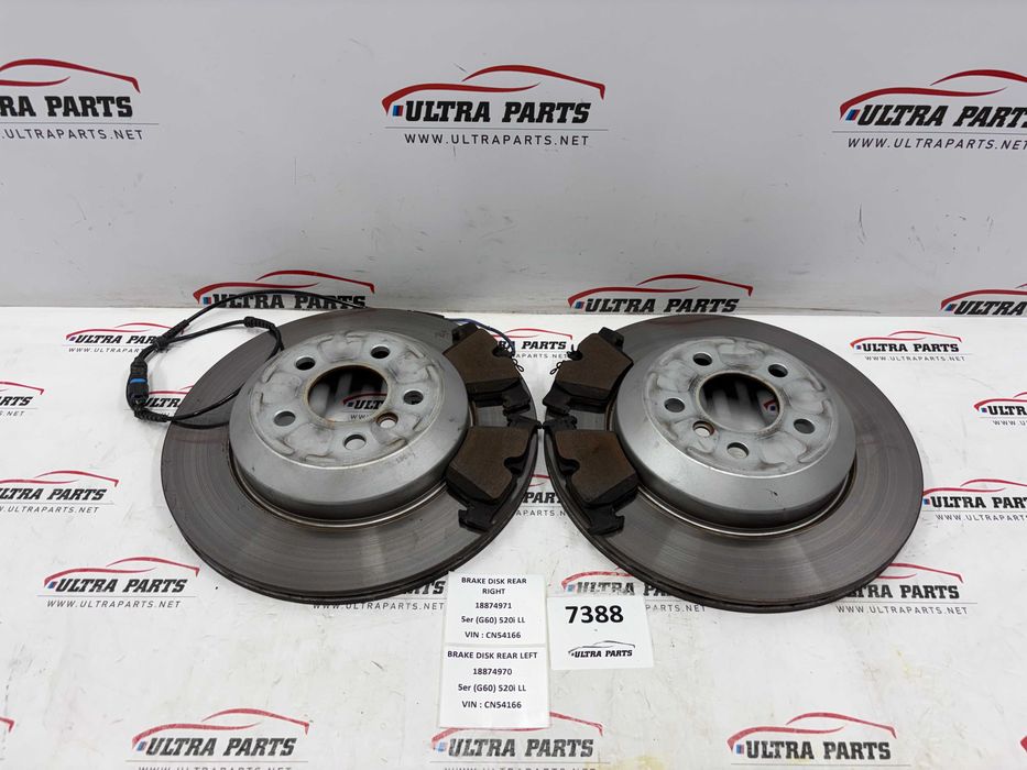Предни Дискове С Накладки 330X24 За БМВ 5 Г60 Г61 ИХ3 НА5 Х3 Г45 BMW 5 G60 G61 iX3 NA5 X3 G45