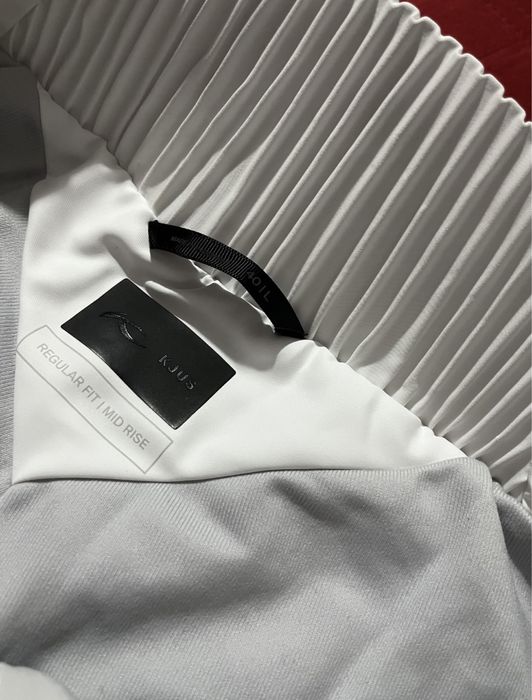 Pantaloni ski Kjus albi pantalon schi snowboard alb dama 44 / L - XL