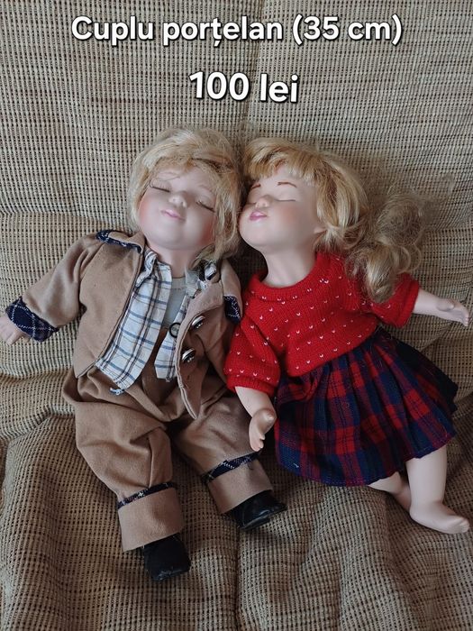 Păpuși porțelan și cupluri