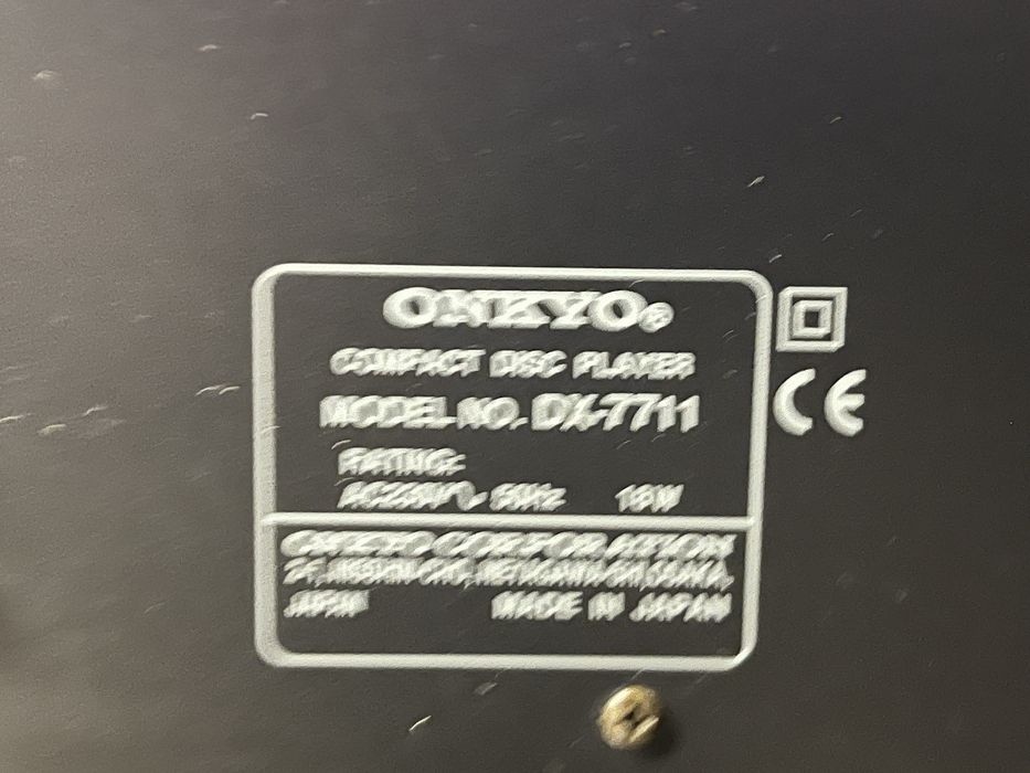 Cd-player Onkyo Integra DX-7711