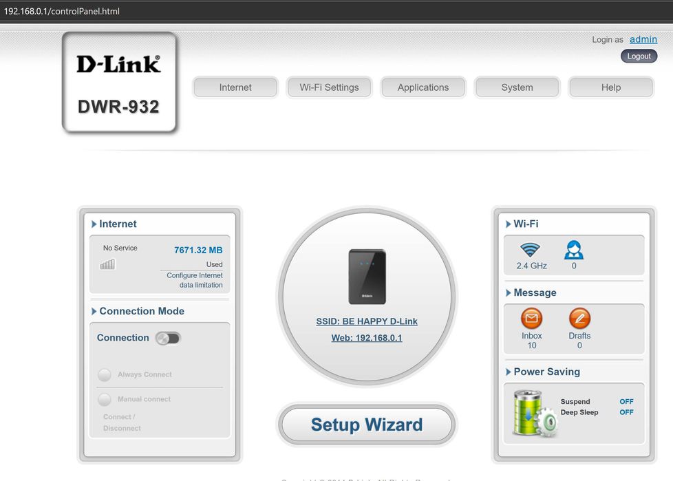 4G LTE Mobile Router DWR-932C рутер v C2