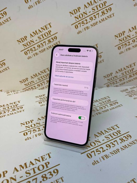NDP Amanet NON-STOP Bld.Iuliu Maniu 69  IPHONE 14 PRO MAX (57529)