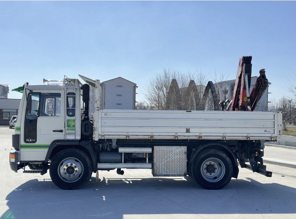 Camion Volvo FL6 14t Basculabil /Macara Fassi F80 /Recent adus