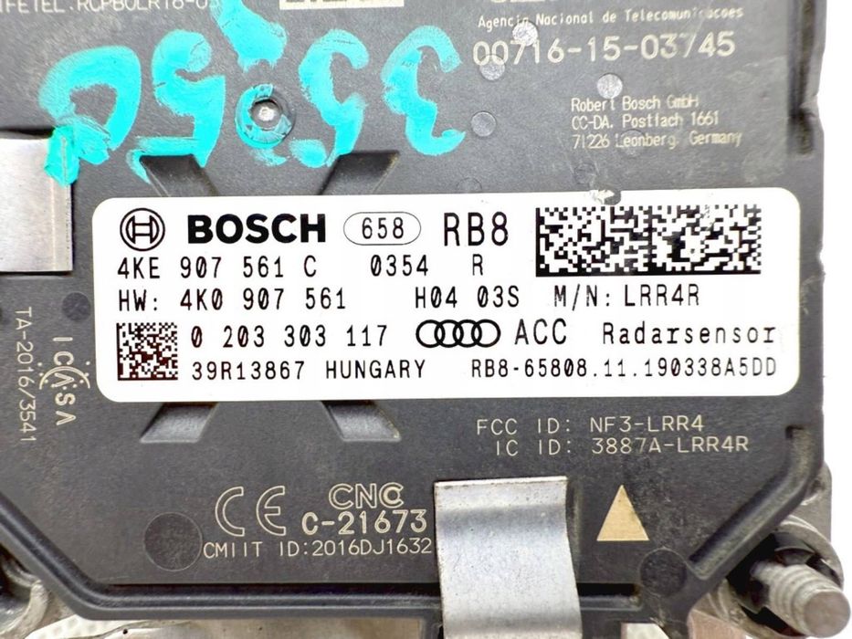 Audi E-Tron 2020- ACC Дистроник -  4KE907561C/ Ауди е-трон дистроник / Автомобилен радар