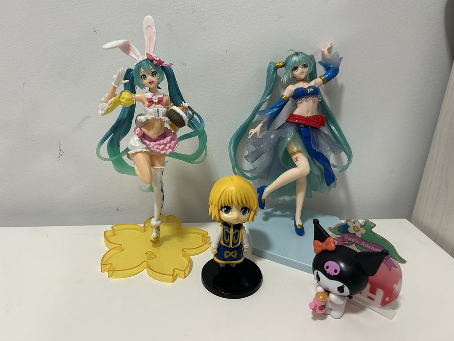 фигурки аниме, хатсуне мику, куроми, курапика