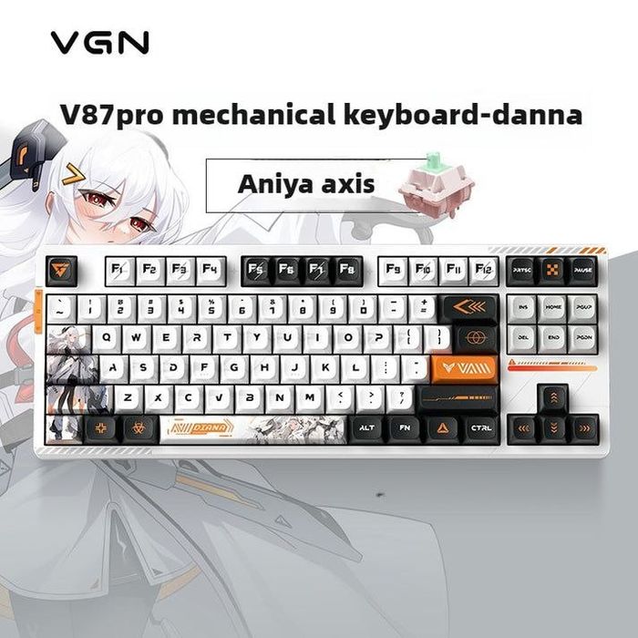 [Клавиатура] VGN Проводной USB-A, Bluetooth 5.1,безпроводной 2.4 ггц