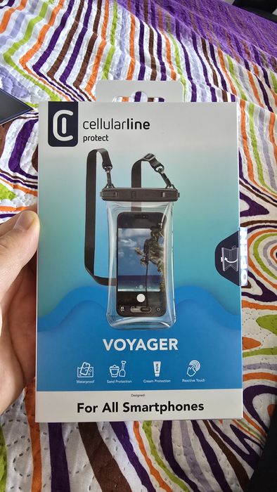 Husă telefon impermeabilă Cellularline Voyager, nouă, sigilată