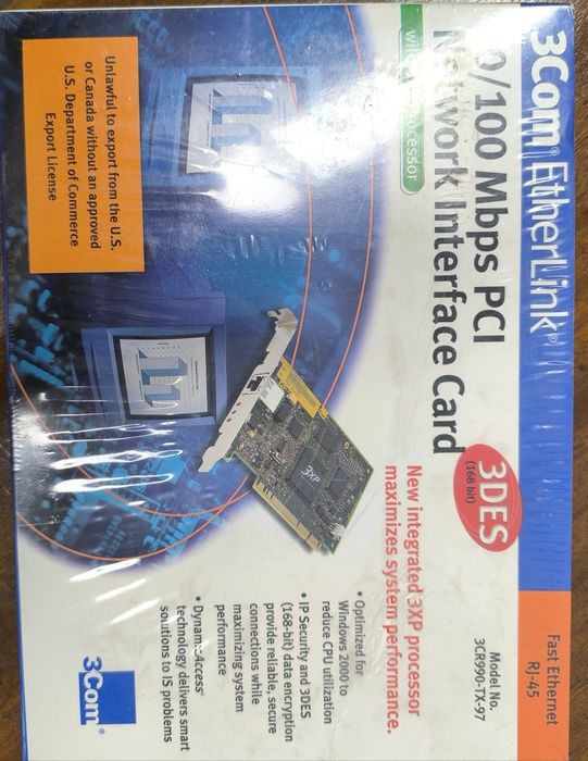 3COM 3CR990-TX-97 10/100 Base-T PCI Network Interface Card