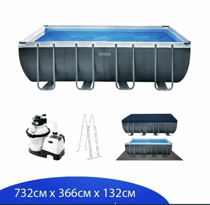 Intex bassen 7.32m 3.66m