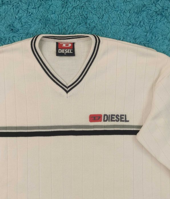 Pulover Diesel Alb XL