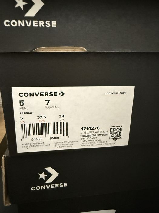 Converse Lugged marimea 36,5 noi